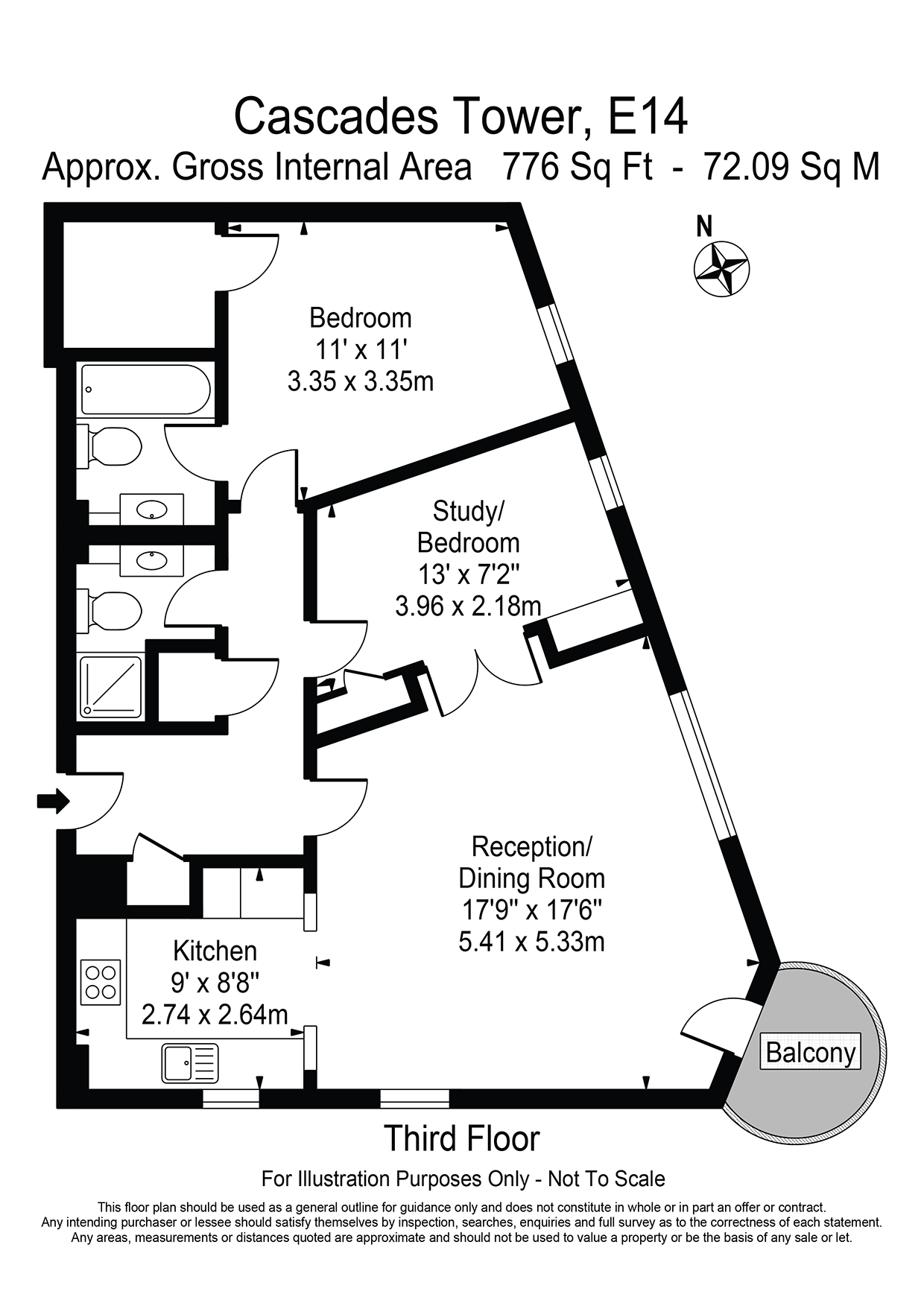 Cascades Tower, Canary Wharf, E14 Listed by Jamie Hutton